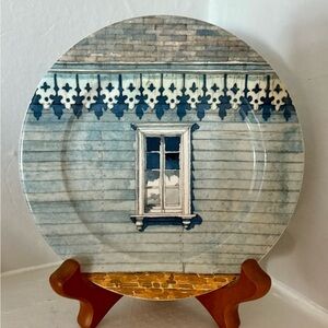 Wine Bottle Coaster by Gien, France.Circa 2001